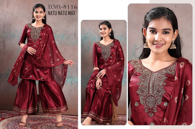 Natu Natu Max 8116 Readymade Suits Girls Wear Catalog